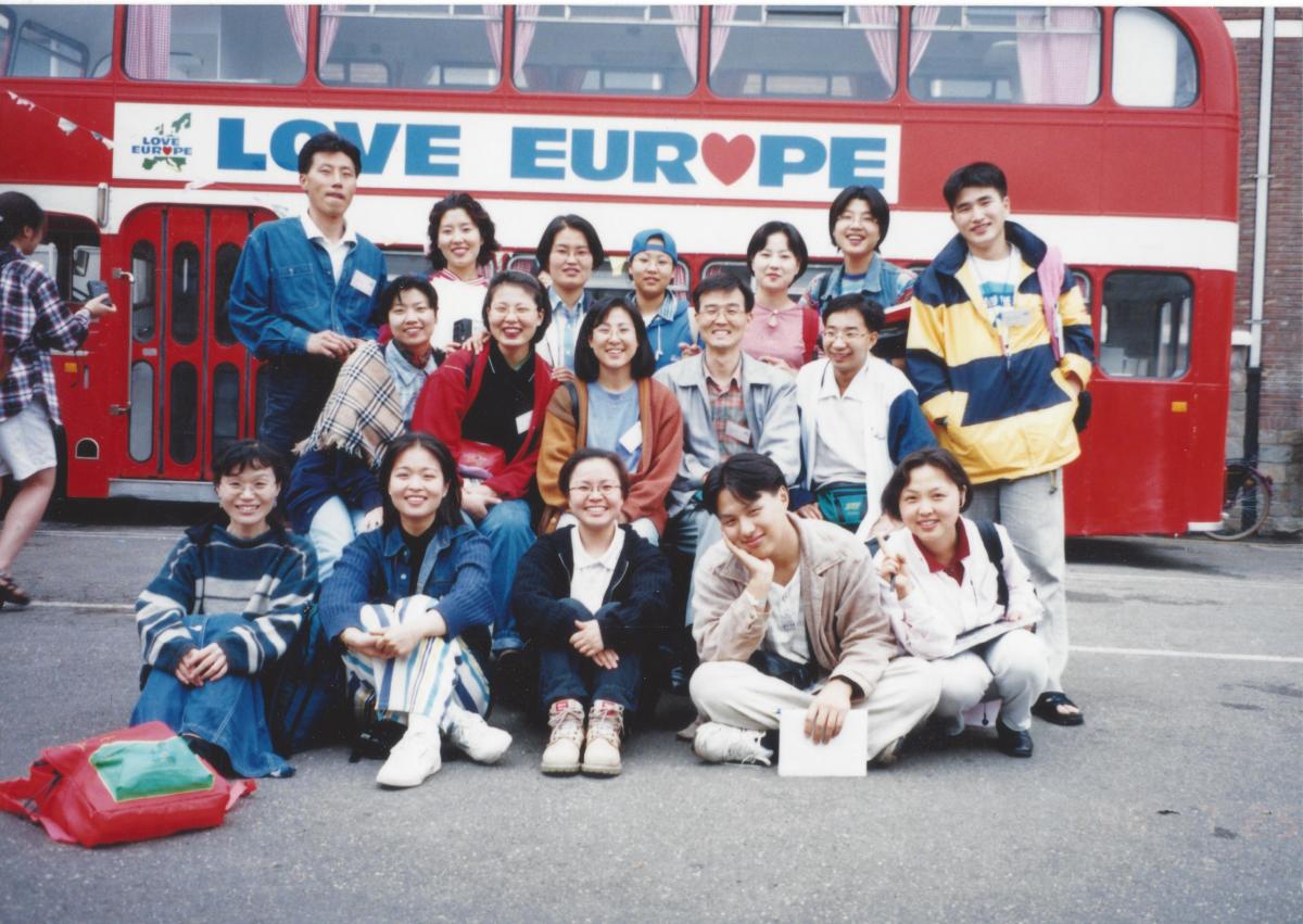 Koreans serving at Love Europe in 1997.